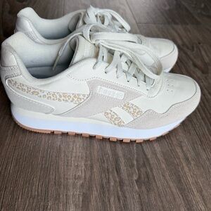 Reebok White and Cream Athletic Shoes